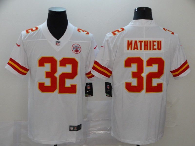 Men Kansas City Chiefs 32 Mathieu White Nike Vapor Untouchable Limited NFL Jersey